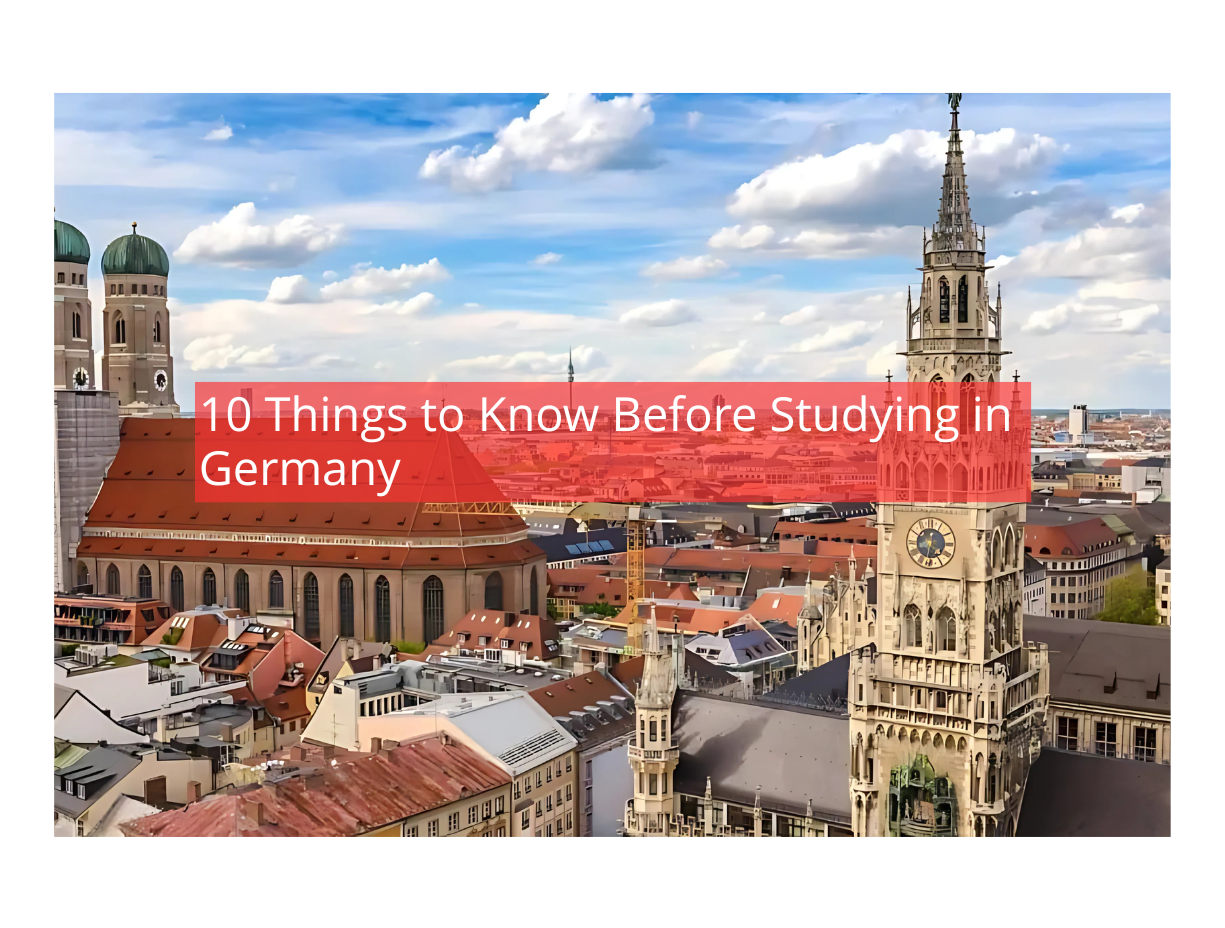 Study in Germany – Munich skyline for Indian students, study abroad in Germany with top consultants, visa requirements and best courses